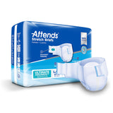 Attends® Stretch Unisex Adult Incontinence Brief Large / X-Large Disposable Heavy Absorbency (981738_CS) 96/CS