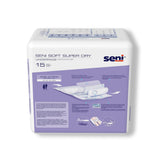 Seni® Soft Super Dry Disposable Underpad 23 X 35 Inch Cellulose Pulp Light Absorbency (1223798_PK) 15/PK