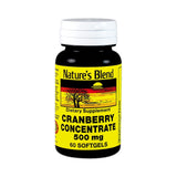 Nature's Blend Herbal Supplement Cranberry Concentrate 500 mg Strength Softgel 60 per Bottle Cranberry Flavor (958782_BT) 1/BT