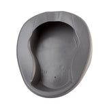 McKesson Pontoon Bedpan Graphite 2 Quart / 1893 mL (1028131_CS) 20/CS