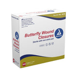 Secure Strip™ Skin Closure Strip 1/2 X 2-3/4 Inch Plastic Butterfly Closure White (670176_CS) 2400/CS
