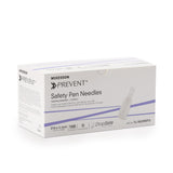 McKesson Prevent® Safety Insulin Pen Needle 31 Gauge 6 mm Length Automatic Safety with Manual Back-End Shield (1118151_CS) 2000/CS