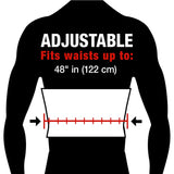 Ace™ Back Support One Size Fits Most Hook and Loop Closure Up to 48 Inch Waist Circumference Adult (1084238_BX) 12/BX
