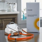McKesson Sprague Stethoscope Orange 2-Tube 22 Inch Tube Double Sided Chestpiece (1089448_EA) 1/EA