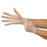 Micro-Touch® Elite® Exam Glove Large NonSterile Stretch Vinyl Standard Cuff Length Smooth Ivory Not Rated (453105_CS) 1000/CS