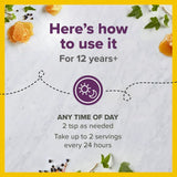 Zarbee's® Cough + Immune Cold and Cough Relief 11 g Strength Syrup 8 oz. (1228868_EA) 1/EA