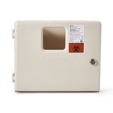 McKesson Prevent® Sharps Container Cabinet / Wall Enclosure High Impact Polystyrene Wall Mount Locking (855128_EA) 1/EA