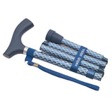 Switch Sticks® Folding Cane Aluminum 32 to 37 Inch Height Azure Blue (1050005_EA) 1/EA
