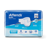 Attends® Unisex Incontinence Brief Medium Disposable Heavy Absorbency (955303_BG) 24/BG