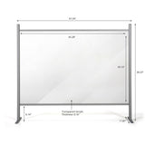 MT Displays CLEAR HYGIENE BARRIER 39.37x47.24 Inch (UHBN001012X2000) Each
