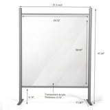 MT Displays CLEAR HYGIENE BARRIER 47.24x31.49 Inch (UHBN001208X2000) Each