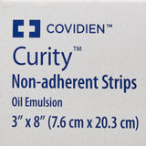 Curity™ Oil Emulsion Impregnated Dressing Rectangle 3 X 8 Inch Sterile (215607_EA) 1/EA