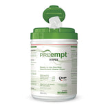PREempt® Surface Disinfectant Cleaner Premoistened Cleanroom Manual Pull Wipe 160 Count Canister Unscented NonSterile (1044095_CS) 12/CS