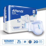 Attends® Care Advanced Unisex Adult Incontinence Brief X-Large Disposable Heavy Absorbency (957931_BG) 20/BG