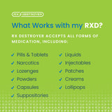 Rx Destroyer™ All-Purpose Drug Disposal System 9 lbs. Carton Weight (883253_CS) 12/CS