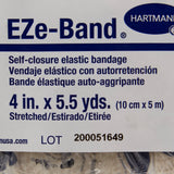 EZe-Band® LF Elastic Bandage 4 Inch X 5-1/2 Yard Double Hook and Loop Closure Tan NonSterile Standard Compression (442367_CS) 60/CS