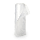 Colonial Bag Trash Bag 15 gal. Clear HDPE 11 Mic. 24 X 33 Inch X-Seal Bottom Coreless Roll (861373_CS) 1/CS
