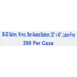 McKesson Biohazard Waste Bag Biohazard Symbol / Infectious Waste 30 to 33 gal. Red 33 X 40 Inch (186722_CS) 250/CS