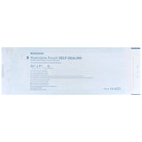 McKesson Sterilization Pouch Ethylene Oxide (EO) Gas / Steam 3-1/2 X 9 Inch Transparent Blue / White Self Seal Paper / Film (960943_BX) 200/BX