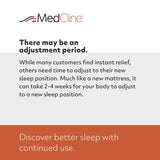 MedCline® Shoulder Positioner System 22 W X 50 L X 6 H Inch Foam / Gel Freestanding (1217715_EA) 1/EA