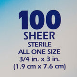 American® White Cross Stat Strip® Adhesive Strip 3/4 X 3 Inch Plastic Rectangle Tan Sterile (184495_CS) 1200/CS