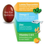 Ocuvite® Adult 50+ Multivitamin Supplement Ascorbic Acid / Vitamin E 30 IU - 150 mg Strength Softgel 50 per Bottle (902215_BT) 1/BT