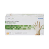 McKesson Confiderm® Exam Glove X-Small NonSterile Latex Standard Cuff Length Fully Textured Ivory Not Rated (921596_BX) 100/BX