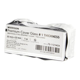 McKesson Cover Glass Square No. 1 Thickness 22 X 22 mm (938364_PK) 1/PK
