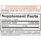 Major Pharmaceuticals Natural Sleep Aid 90 per Bottle Tablet 5 mg Strength (1174114_BT) 1/BT