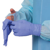Premier Pro™ Protective Procedure Gown One Size Fits Most Blue NonSterile Not Rated Disposable (1061273_BX) 15/BX