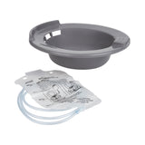McKesson Sitz Bath Round Graphite Plastic 2000 mL Bag Graduated, 500 mL Increments up to 2000 mL (1028137_CS) 10/CS