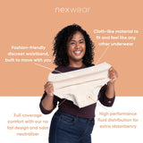 Nexwear Female Adult Absorbent Underwear Pull On Large Disposable Moderate Absorbency (1260918_PK) 15/PK