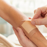 McKesson Lite Thin Foam Dressing 4 X 4 Inch With Border Film Backing Silicone Gel Adhesive Square Sterile (1083090_CS) 200/CS