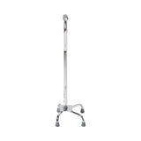 McKesson Large Base Quad Cane Steel 29 to 37-1/2 Inch Height Chrome (1065218_CS) 4/CS