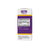 Up&Up Biotin Supplement Vitamin B7 1,000 mcg Strength Tablet 100 per Bottle (786042_BT) 1/BT