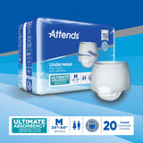 Attends® Unisex Adult Absorbent Underwear Pull On with Tear Away Seams Medium Disposable Heavy Absorbency (848957_BG) 1/BG