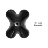 McKesson 4-Point Cane Tip For Cane with 3/4 Inch Diameter (1095394_CS) 10/CS