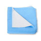 QUICK CHECK* H400 Sterilization Wrap White / Blue 36 X 36 Inch Dual Layer SMS Polypropylene Steam / EO Gas / Hydrogen Peroxide (809429_CS) 72/CS