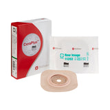 New Image™ CeraPlus™ Ostomy Barrier Trim to Fit, Extended Wear Adhesive Tape Borders 44 mm Flange Green Code System Up to 1-1/4 Inch Opening (970996_BX) 1/BX