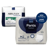 Abena® Premium Pants M2 Unisex Adult Absorbent Underwear Pull On with Tear Away Seams Medium Disposable Heavy Absorbency (1218230_CS) 90/CS