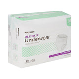 McKesson Unisex Adult Absorbent Underwear Pull On with Tear Away Seams Medium Disposable Heavy Absorbency (1123835_CS) 80/CS