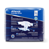 Attends® Overnight Unisex Adult Incontinence Brief Large Disposable Heavy Absorbency (1078991_CS) 56/CS