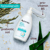 Aveeno® Calm + Restore Oat Replenishing Lotion Hand and Body Moisturizer 12 oz. Pump Bottle Unscented Lotion (1228814_EA) 1/EA