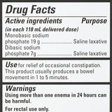 Fleet® Enema 4.5 oz. 19 Gram - 7 Gram Strength Monobasic Sodium Phosphate / Dibasic Sodium Phosphate (652287_EA) 1/EA