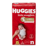 Huggies® Little Snugglers Unisex Baby Diaper Newborn Disposable Heavy Absorbency (1128671_CS) 124/CS