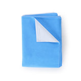 QUICK CHECK* H600 Sterilization Wrap White / Blue 45 X 45 Inch Dual Layer SMS Polypropylene Steam / EO Gas / Hydrogen Peroxide (810876_CS) 48/CS