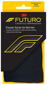 3M™ Futuro™ Compression Socks Knee High Large Black Closed Toe (1066565_PR) 1/PR