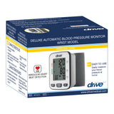 Drive™ Home Automatic Digital Blood Pressure Monitor Medium Cuff Cloth Fabric Cuff 13 - 22 cm Wrist (1047816_EA) 1/EA