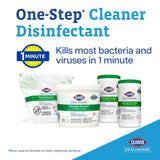 Clorox Healthcare® Surface Disinfectant Cleaner Premoistened Hydrogen Peroxide Based Manual Pull Wipe 155 Count Canister Unscented NonSterile (853530_CT) 1/CT