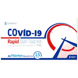 Genabio® Respiratory Test Kit COVID-19 Rapid Self-Test 1 Test per Kit (1271384_CS) 18/CS